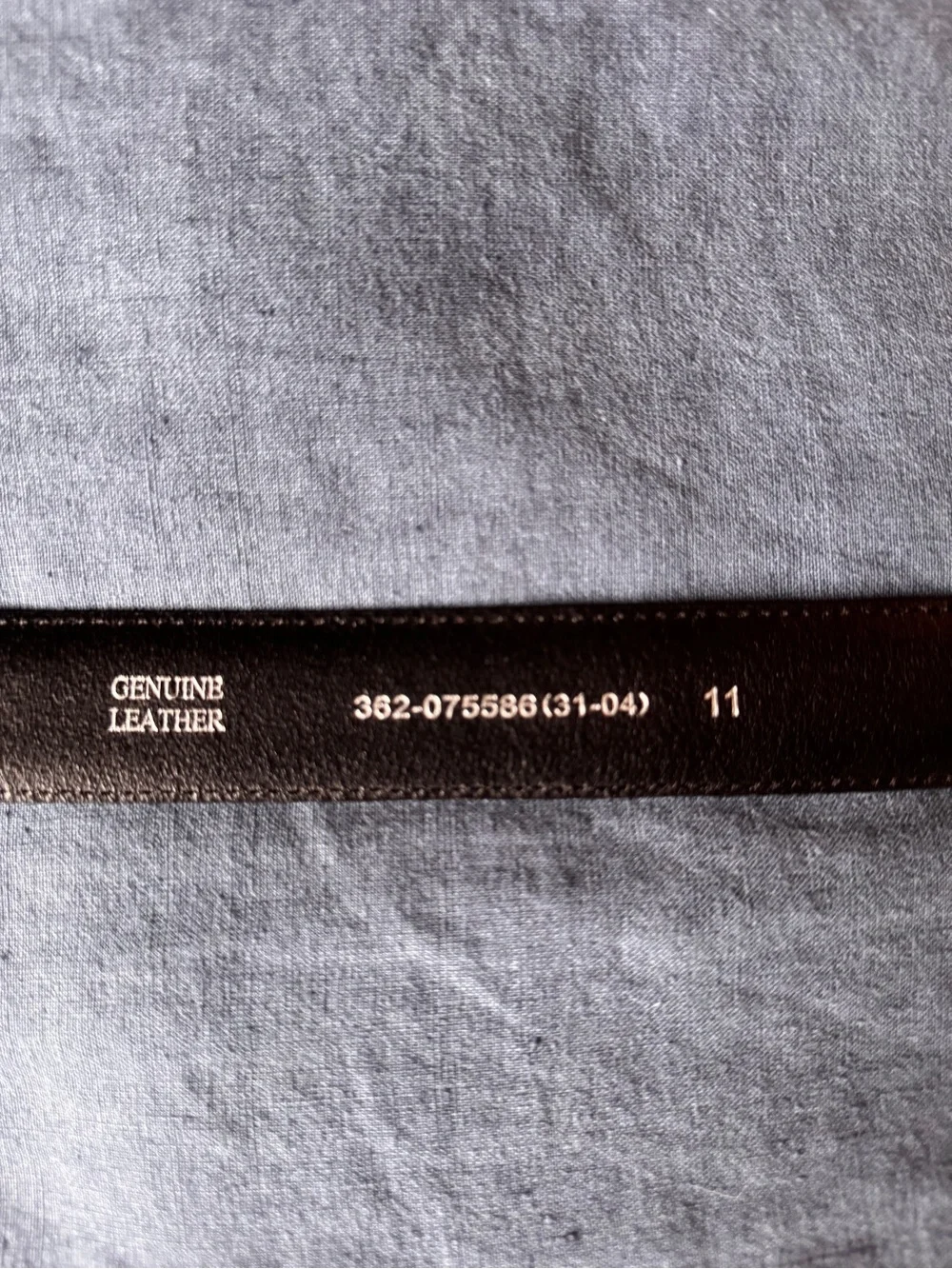 Classic Black Leather Men's Belt (32)